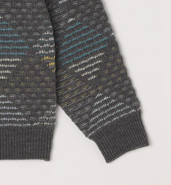 SHIPS any「SHIPS any: 〈手洗い可能〉ジオメトリック ジャガード クルーネック ルーズ ニット◇」|その他|