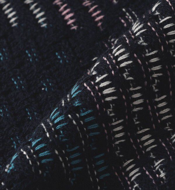 SHIPS any「SHIPS any: 〈手洗い可能〉ジオメトリック ジャガード クルーネック ルーズ ニット◇」|その他|