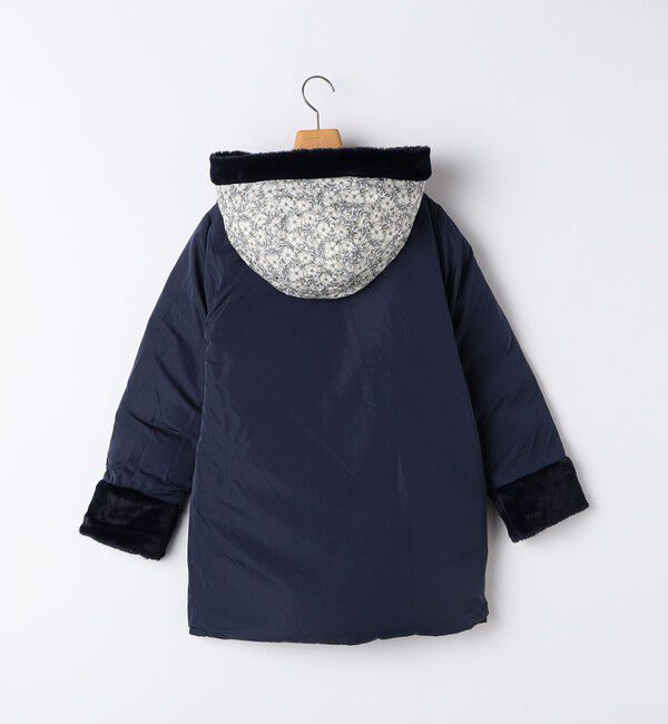 SHIPS KIDS「SHIPS KIDS:100～130cm /〈手洗い可能〉リバティ リサイクル ロング ダウン」|ダウン|