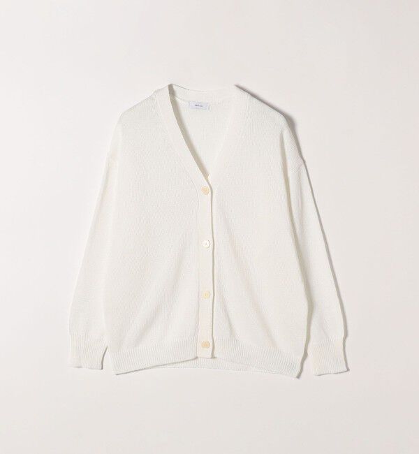 SHIPS any「SHIPS any:〈手洗い可能〉バルキー シアー Vネック ニット プルオーバー」|ニット・セーター|