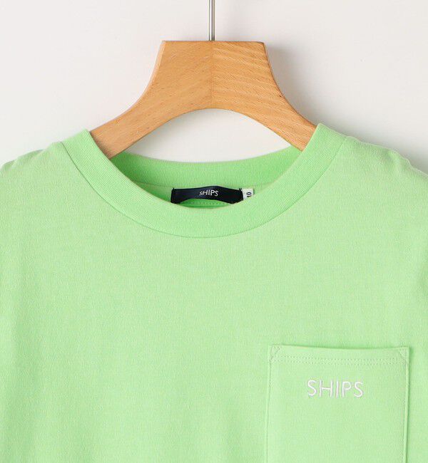 SHIPS KIDS「SHIPS KIDS:100～130cm / SHIPS ロゴ 長袖 TEE」|Tシャツ・カットソー|