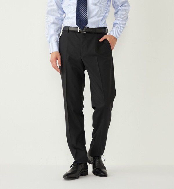 SHIPS Colors 「SHIPS Colors:〈洗濯機可能〉TW ウォッシャブル スーツ パンツ(セットアップ対応可能)」|スラックス|