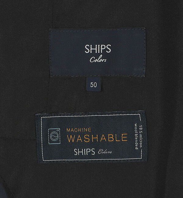 SHIPS Colors 「SHIPS Colors:〈洗濯機可能〉TW ウォッシャブル スーツ パンツ(セットアップ対応可能)」|スラックス|