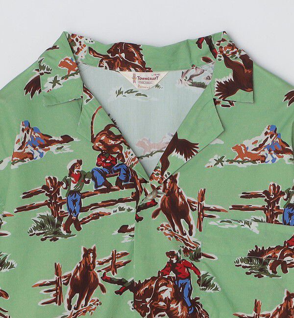 SHIPS「TOWNCRAFT: プリント パジャマ シャツ ジャケット」|シャツ・ブラウス|