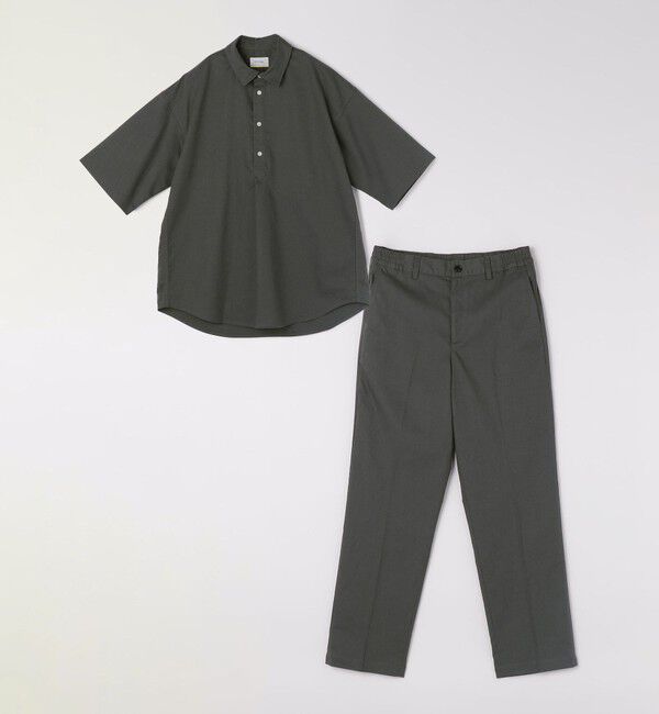 SHIPS any「SHIPS any:〈接触冷感/遮熱等〉ハイブリッドリネン プルオーバー シャツ(セットアップ対応)◇」|シャツ・ブラウス|