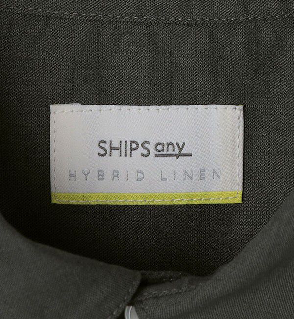 SHIPS any「SHIPS any:〈接触冷感/遮熱等〉ハイブリッドリネン プルオーバー シャツ(セットアップ対応)◇」|シャツ・ブラウス|