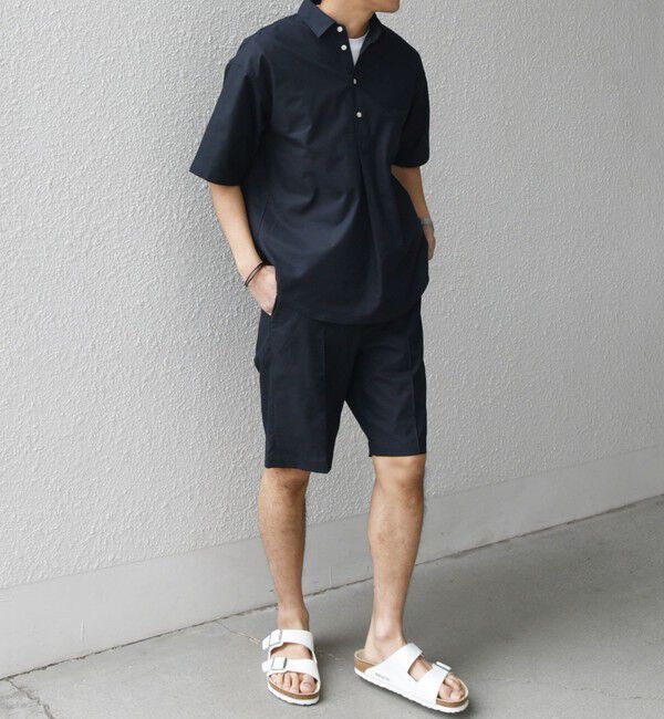 SHIPS any「SHIPS any:〈接触冷感/遮熱等〉ハイブリッドリネン プルオーバー シャツ(セットアップ対応)◇」|シャツ・ブラウス|