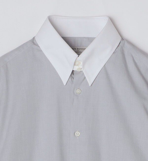 SHIPS「GUY ROVER: タブカラー クレリック オックスフォード ソリッド シャツ」|シャツ・ブラウス|