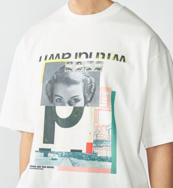 SHIPS「STUDIO BLANCHE: キリマンジャロ ワークス プリント Tシャツ」|Tシャツ・カットソー|