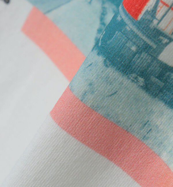 SHIPS「STUDIO BLANCHE: キリマンジャロ ワークス プリント Tシャツ」|Tシャツ・カットソー|