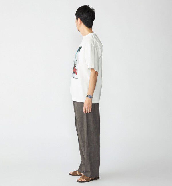 SHIPS「STUDIO BLANCHE: キリマンジャロ ワークス プリント Tシャツ」|Tシャツ・カットソー|