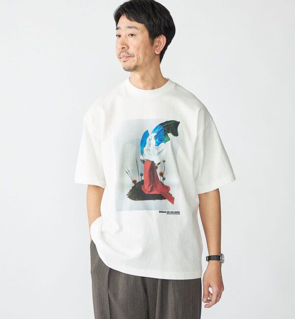 SHIPS「STUDIO BLANCHE: キリマンジャロ ワークス プリント Tシャツ」|Tシャツ・カットソー|