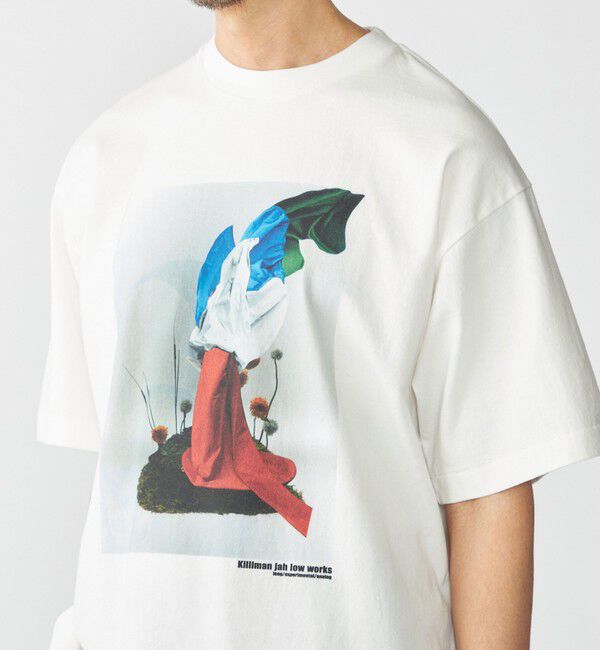 SHIPS「STUDIO BLANCHE: キリマンジャロ ワークス プリント Tシャツ」|Tシャツ・カットソー|