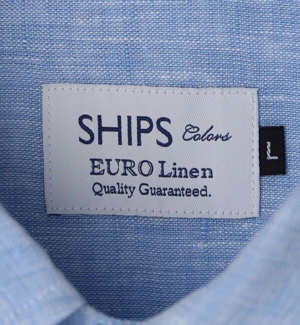 SHIPS Colors 「SHIPS Colors:リネン ボタンダウン ショートスリーブ シャツ」|シャツ・ブラウス|