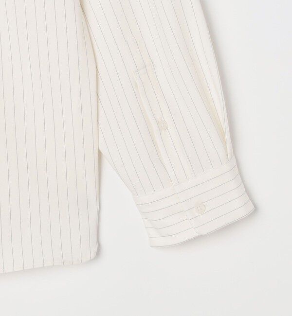 SHIPS any「SHIPS any: LIM BLESS ソリッド/ストライプ レギュラーカラー シャツ(セットアップ対応)◇」|シャツ・ブラウス|