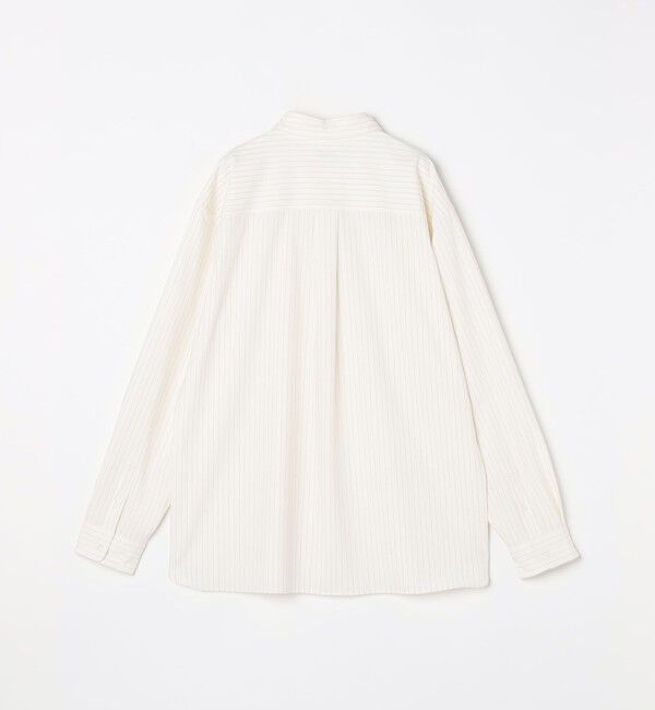 SHIPS any「SHIPS any: LIM BLESS ソリッド/ストライプ レギュラーカラー シャツ(セットアップ対応)◇」|シャツ・ブラウス|