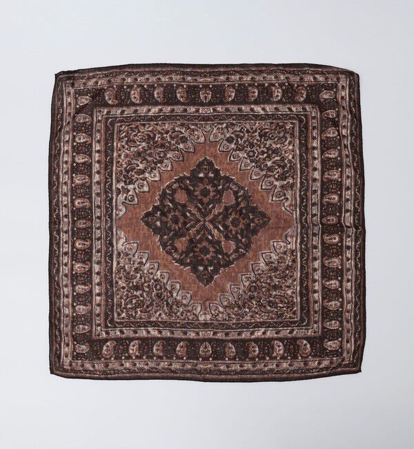 SHIPS「【SHIPS別注】Bleck: ペイズリー バンダナ」|バンダナ・スカーフ|ブラウン