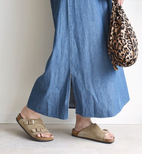 SHIPS for women「【WEB限定】〈洗濯機可能〉スキッパー デニム ワンピース」|ワンピース|