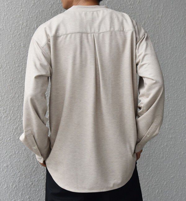 SHIPS any「SHIPS any: 360&deg; THE CIRCLE STRETCH ジャガード ジャージー ポケット Tシャツ(ロンT/セットアップ対応)◇」|Tシャツ・カットソー|