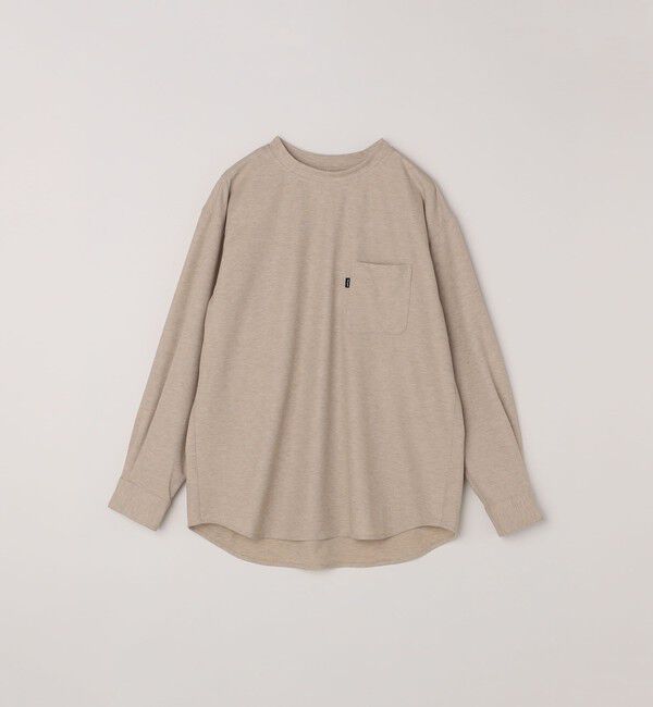 SHIPS any「SHIPS any: 360&deg; THE CIRCLE STRETCH ジャガード ジャージー ポケット Tシャツ(ロンT/セットアップ対応)◇」|Tシャツ・カットソー|