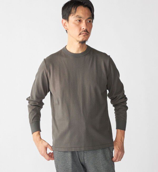 SHIPS「SHIPS:〈洗濯機可能〉コットン ウール TEXBRID(R) クルーネック プルオーバー ニット」|ニット・セーター|