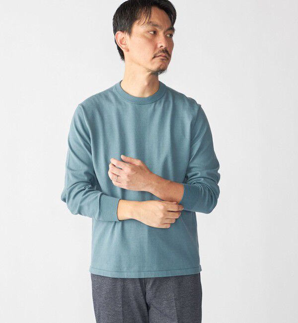 SHIPS「SHIPS:〈洗濯機可能〉コットン ウール TEXBRID(R) クルーネック プルオーバー ニット」|ニット・セーター|