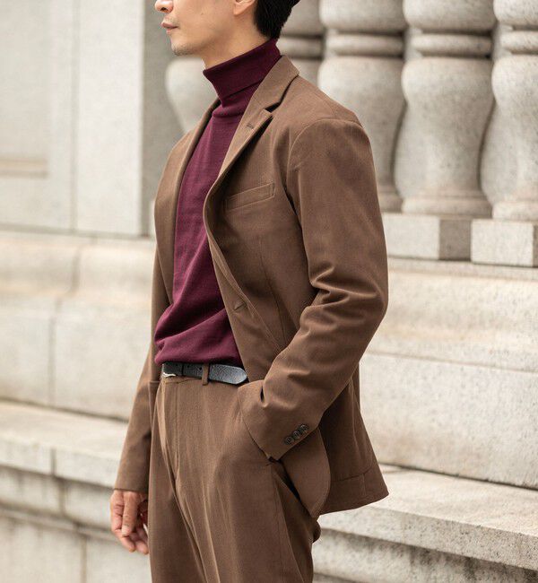 SHIPS「SHIPS:〈手洗い可能〉トリコット コーデュロイ ジャケット (セットアップ対応)」|テーラードジャケット|