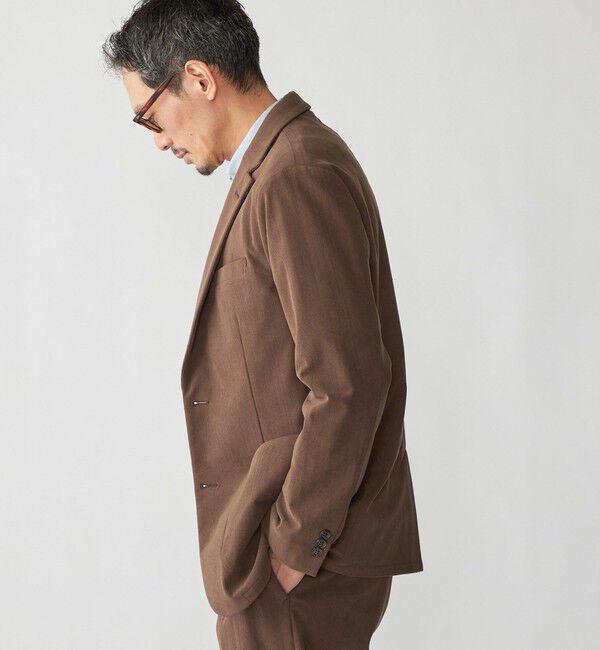 SHIPS「SHIPS:〈手洗い可能〉トリコット コーデュロイ ジャケット (セットアップ対応)」|テーラードジャケット|