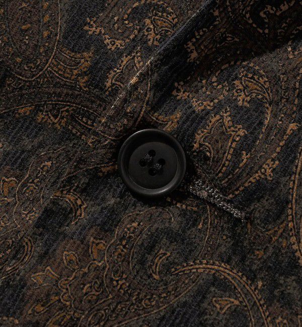 SHIPS「Southwick:〈セットアップ対応〉 Gate Label プリント コーデュロイ ジャケット」|テーラードジャケット|