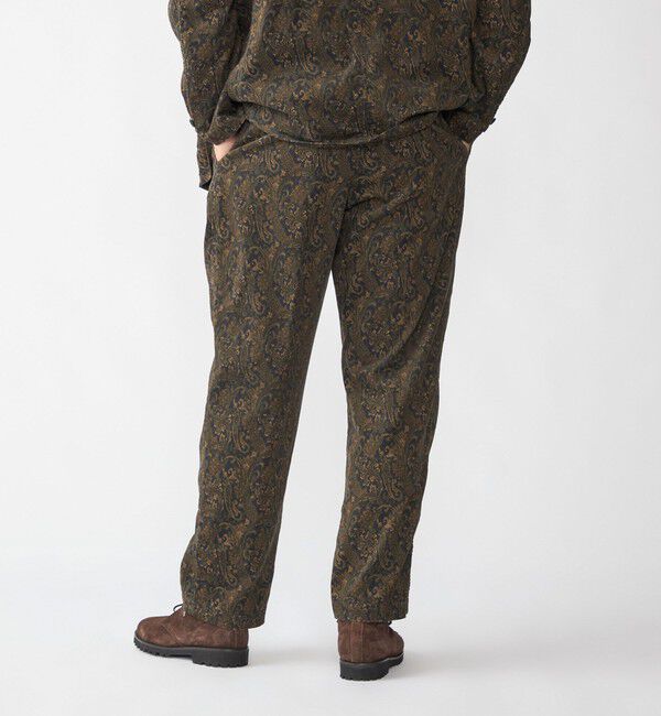 SHIPS「Southwick:〈セットアップ対応〉Gate Label プリント コーデュロイ スラックス」|スラックス|