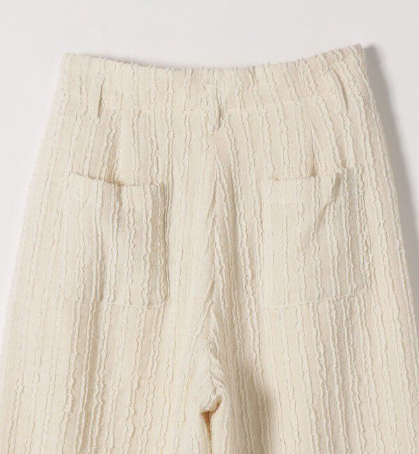 SHIPS any「SHIPS any:〈洗濯機可能〉ウェーブ ジャカード タック ワイド パンツ」|その他|