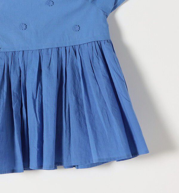 SHIPS any「【WEB限定】SHIPS any:〈洗濯機可能〉フラワー モチーフ ペプラム ギャザー シャツ ブラウス」|シャツ・ブラウス|