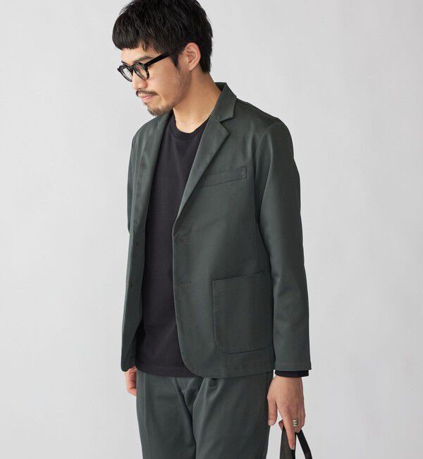 SHIPS「【WEB限定】SHIPS:〈洗濯機可能〉サテンストレッチ セットアップ」|スーツ|