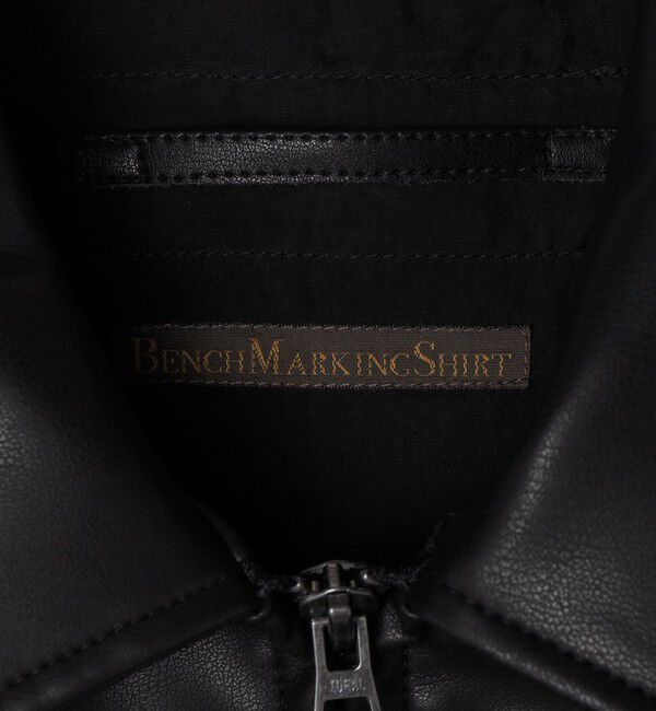 SHIPS「BENCH MARKING SHIRTS: 合成皮革 A2 ブルゾン」|その他|