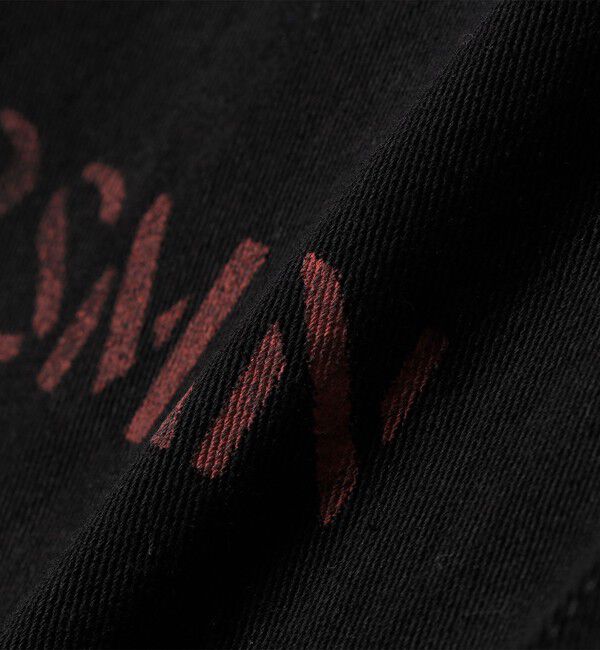 SHIPS any「《予約》【SHIPS any別注】PAYDAY:〈洗濯機可能〉ステンシル ロゴ プリント オーバーオール」|オールインワン|