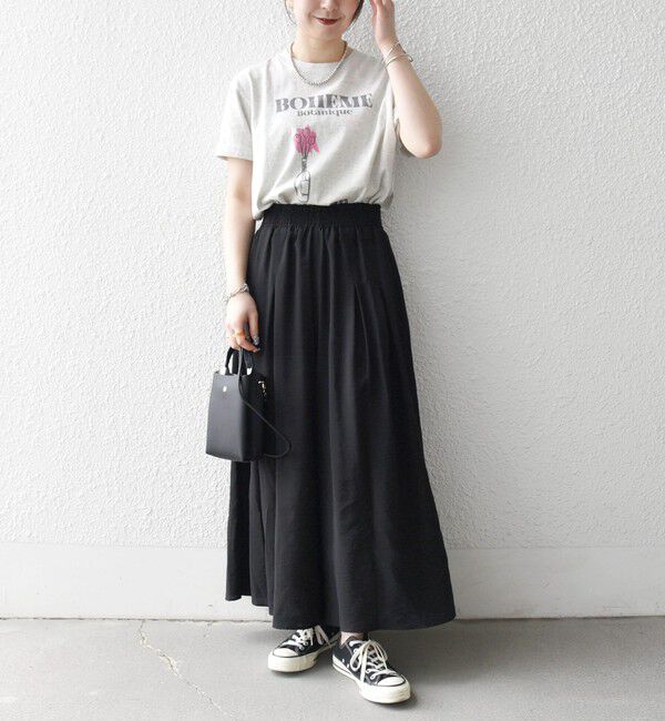 SHIPS any「《予約》SHIPS any:〈手洗い可能〉ギャザー ガウチョ イージー パンツ」|その他|