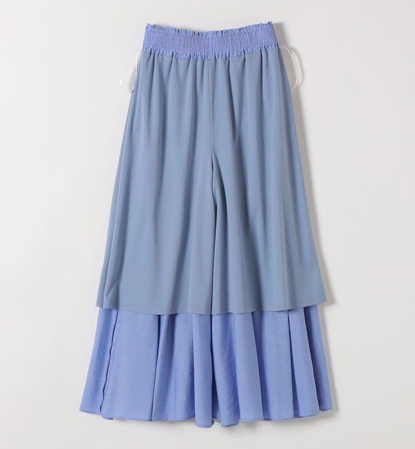 SHIPS any「《予約》SHIPS any:〈手洗い可能〉ギャザー ガウチョ イージー パンツ」|その他|