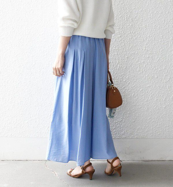 SHIPS any「《予約》SHIPS any:〈手洗い可能〉ギャザー ガウチョ イージー パンツ」|その他|