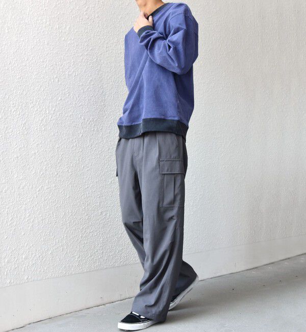 SHIPS any「SHIPS any:〈吸水速乾〉Rapidry スマート ワイド イージー カーゴ パンツ(セットアップ対応)◆」|カーゴ|