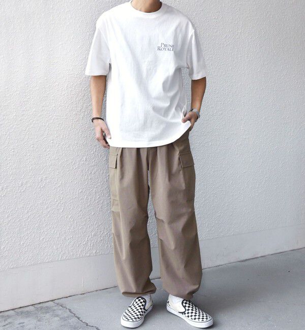 SHIPS any「SHIPS any:〈吸水速乾〉Rapidry スマート ワイド イージー カーゴ パンツ(セットアップ対応)◆」|カーゴ|