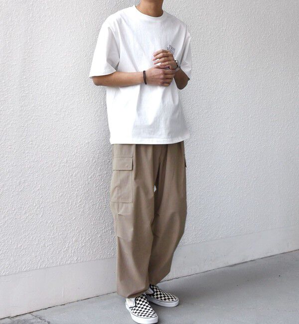 SHIPS any「SHIPS any:〈吸水速乾〉Rapidry スマート ワイド イージー カーゴ パンツ(セットアップ対応)◆」|カーゴ|