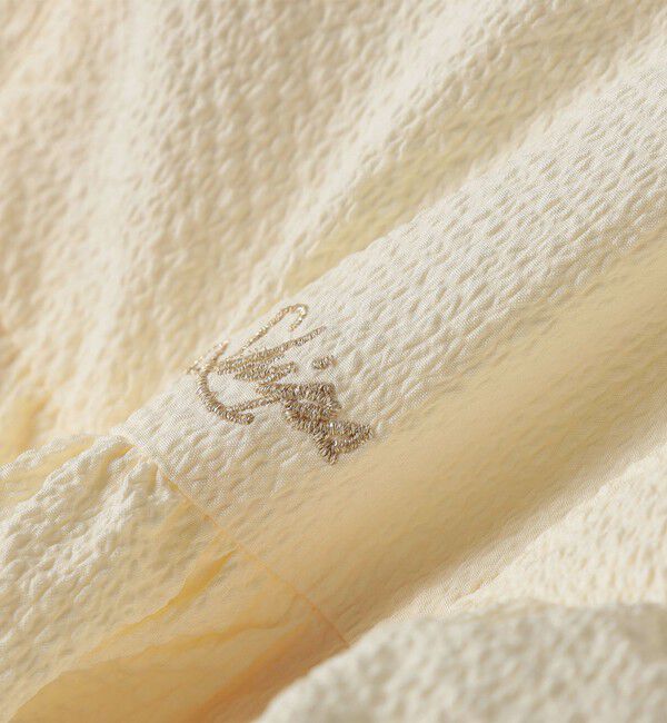 SHIPS KIDS「SHIPS KIDS:80～90cm / 〈UVカット〉ドライタッチ フリル ライト ブルゾン」|ブルゾン・スタジャン|