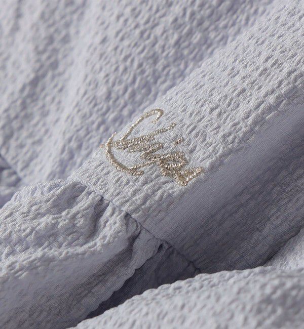 SHIPS KIDS「SHIPS KIDS:80～90cm / 〈UVカット〉ドライタッチ フリル ライト ブルゾン」|ブルゾン・スタジャン|