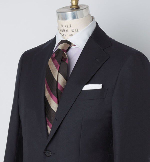 SHIPS「【SHIPS別注】TUDOR ROSES: シルク ヘリンボーン レジメンタル ネクタイ」|ネクタイ・蝶ネクタイ|