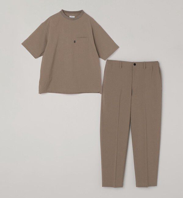 SHIPS any「SHIPS any:〈吸水速乾〉Rapidry クルーネック スピンドル ポケット Tシャツ(セットアップ対応)◆」|Tシャツ・カットソー|