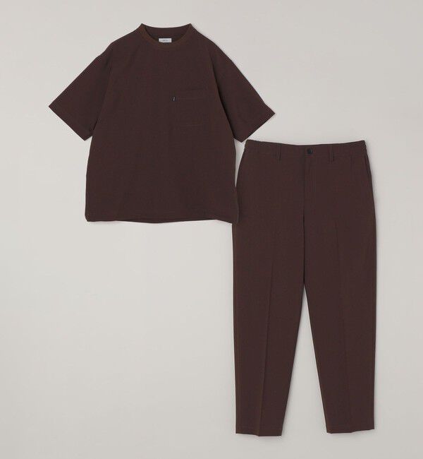 SHIPS any「SHIPS any:〈吸水速乾〉Rapidry クルーネック スピンドル ポケット Tシャツ(セットアップ対応)◆」|Tシャツ・カットソー|