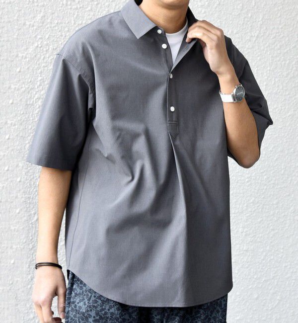 SHIPS any「SHIPS any:〈吸水速乾〉Rapidry ボタンダウン レギュラーカラー 半袖 シャツ(セットアップ対応)◆」|シャツ・ブラウス|