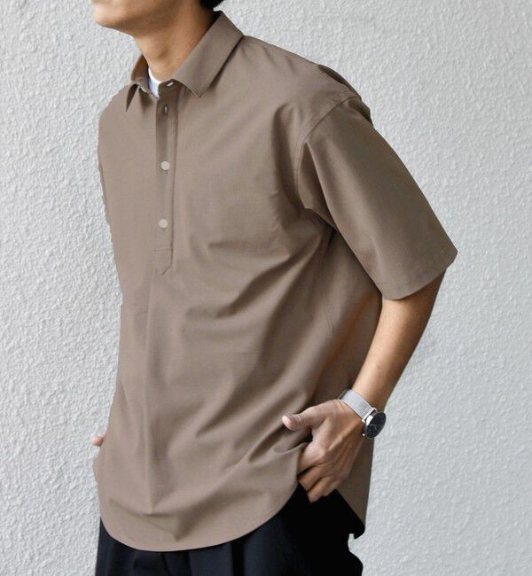 SHIPS any「SHIPS any:〈吸水速乾〉Rapidry ボタンダウン レギュラーカラー 半袖 シャツ(セットアップ対応)◆」|シャツ・ブラウス|