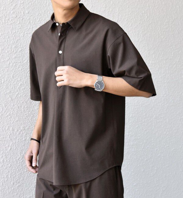 SHIPS any「SHIPS any:〈吸水速乾〉Rapidry ボタンダウン レギュラーカラー 半袖 シャツ(セットアップ対応)◆」|シャツ・ブラウス|