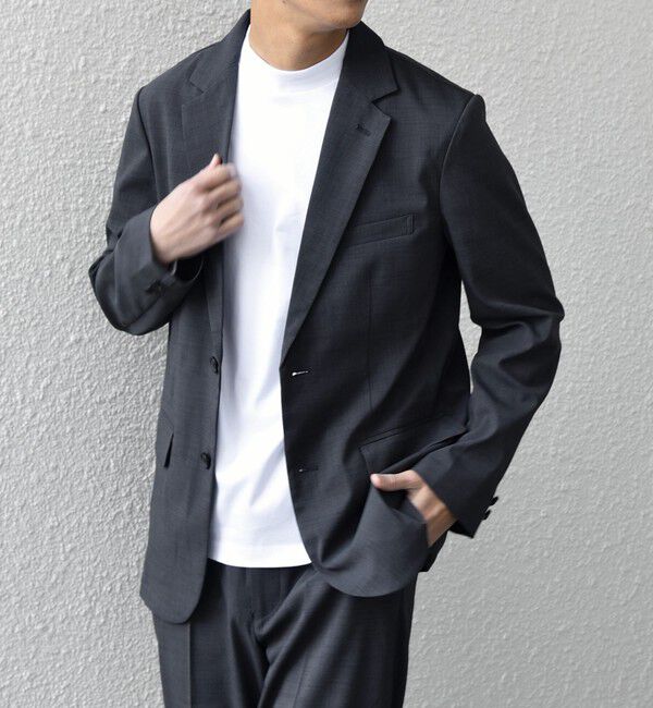 SHIPS any「SHIPS any:〈通気性/遮熱〉CALCULO サマー トロピカル セットアップ スーツ 26SS◆」|スーツ|